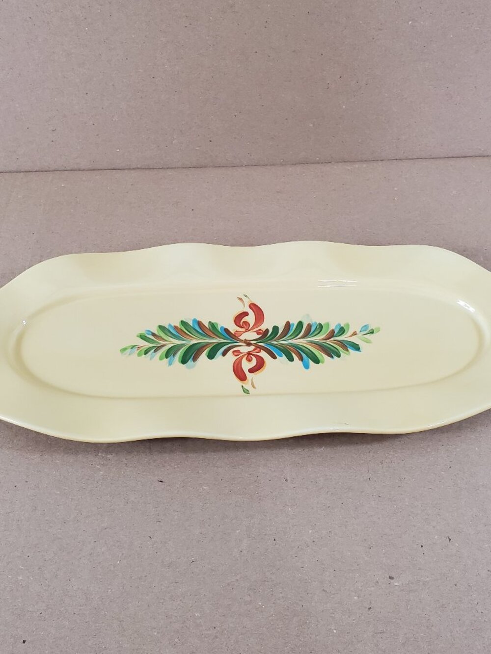 Southern Living At Home Gail Pittman Sienna Oval Tidbit Appetizer Platter
